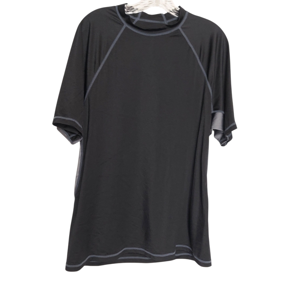 Black + Gray Speedo Active Shirt